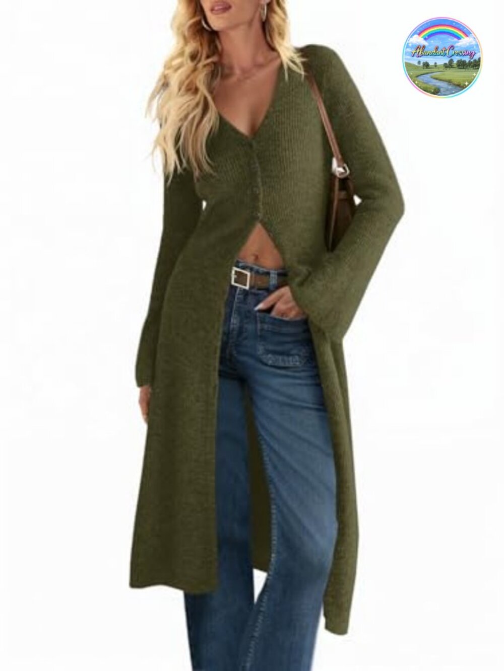 Long Cardigan Sweater Button Down Midi Knit Duster Coatigan